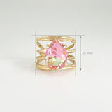 Twiglet Bi-Colour Tourmaline Ring 3 Measurements
