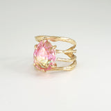 Twiglet Bi-Colour Tourmaline Ring 3 Side