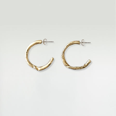 Twiglet Hoop Earrings Large