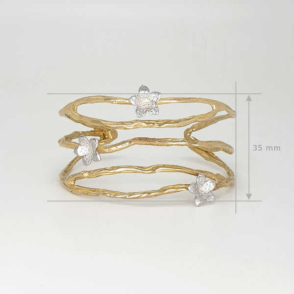 Twiglet Flower TT Cuff Measurements
