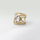 Twiglet Flower TT Ring Side