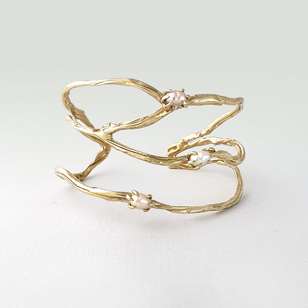 Twiglet Pearl Cuff