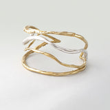 Twiglet Two Tone Cuff Side