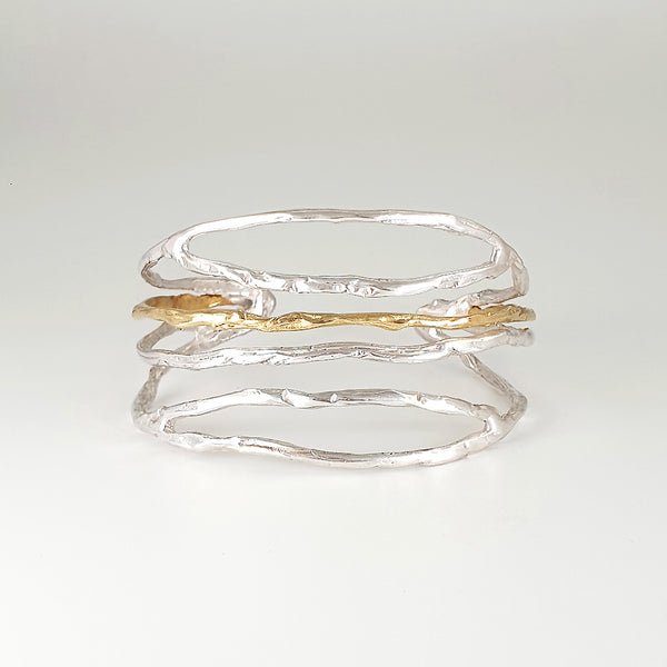 Twiglet TT Cuff Silver