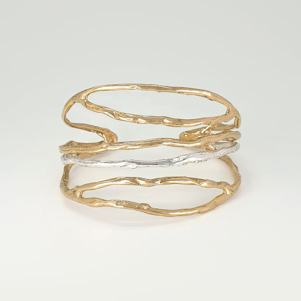 Twiglet Two Tone Cuff