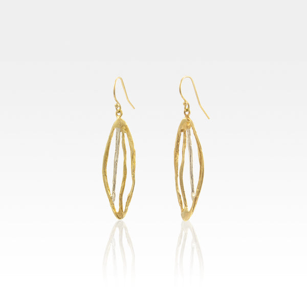 Twiglet Two Tone Earrings