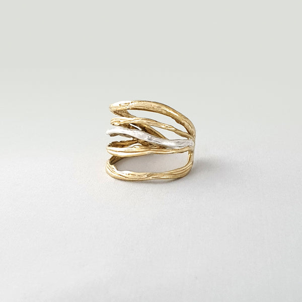 Twiglet Two Tone Ring Side