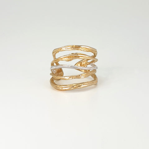 Twiglet Two Tone Ring