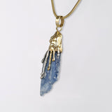 Waterfall Two Tone Kyanite Pendant Side