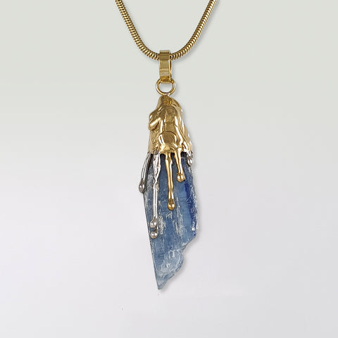 Waterfall Two Tone Kyanite Pendant