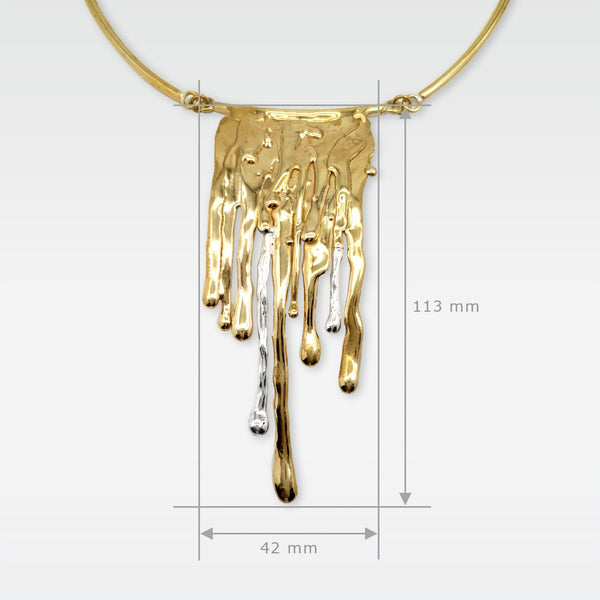 Waterfall Two Tone Necklace Limited Edition 2 *SOLD*
