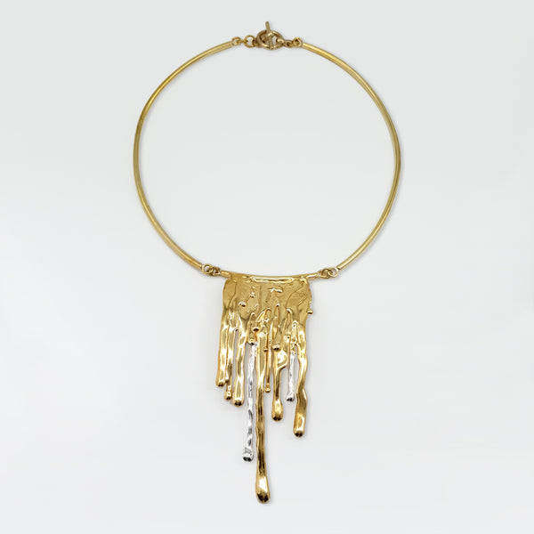 Waterfall Two Tone Necklace Limited Edition 2 *SOLD*