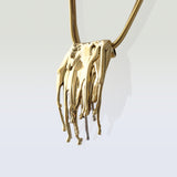 Waterfall Two Tone Necklace Side