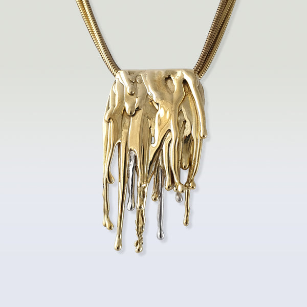 Waterfall Two Tone Pendant