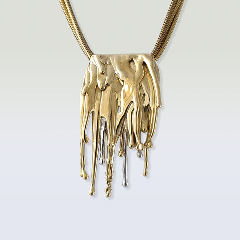 Waterfall Two Tone Pendant