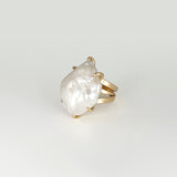 Baroque Pearl Ring Side