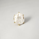 Baroque Pearl Ring Large