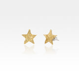 Beech Bark Star Stud Earrings