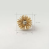Chrysanthemum Ring Small Measurements