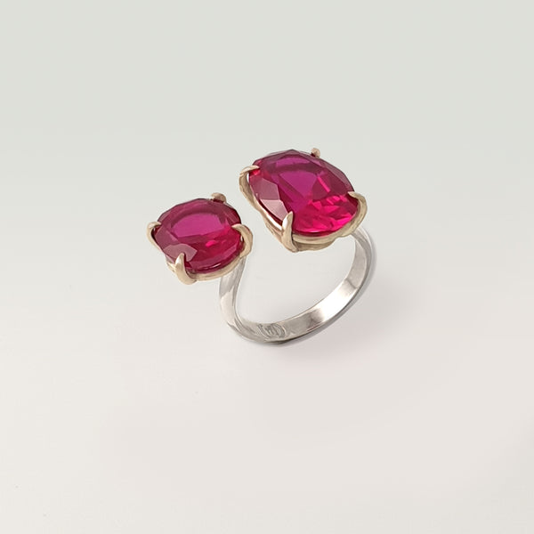 Double Ruby Ring