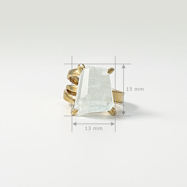 Multi-Facet Aquamarine Ring Limited Edition 1 *SOLD*