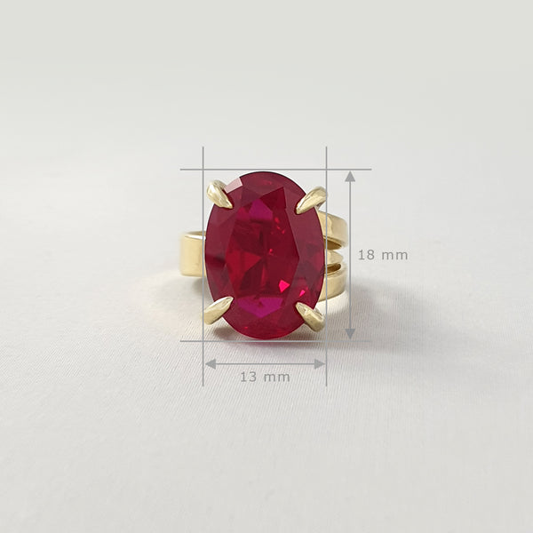 Multi-Facet Ruby Ring Limited Edition 1