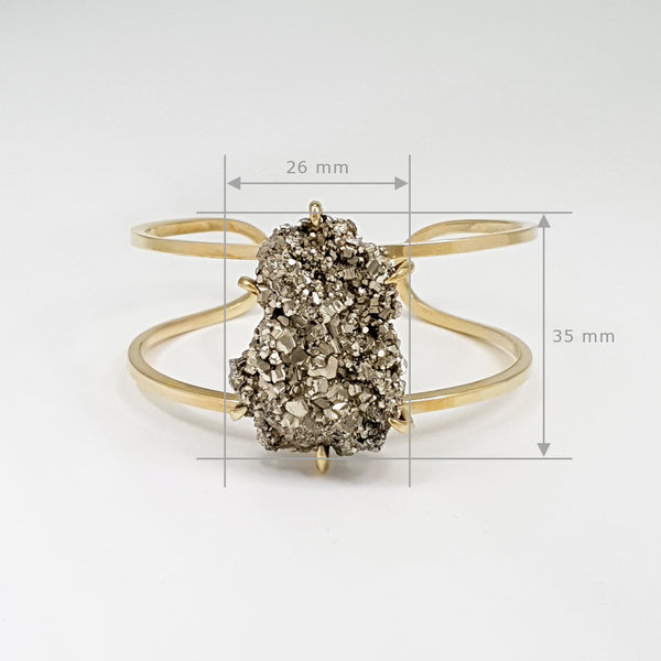 Pyrite Cuff Medium Limited Edition 1 *SOLD*