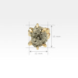 Pyrite Ring Small Measurements