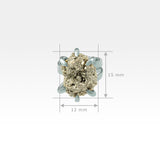 Pyrite Ring Small Measurements