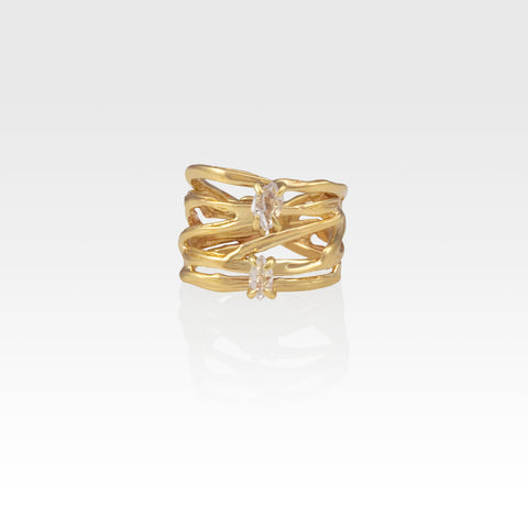 Twiglet Himalayan Diamond Ring