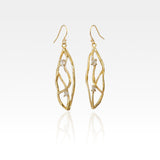 Twiglet Himalayan Diamond Earrings
