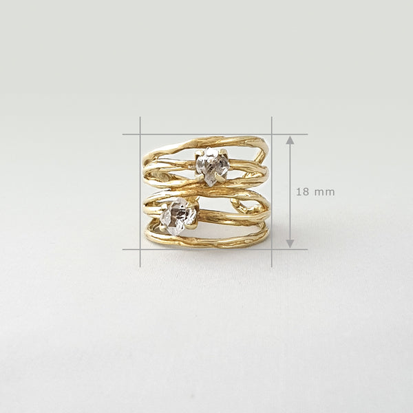 Twiglet Himalayan Diamond Ring Measurements