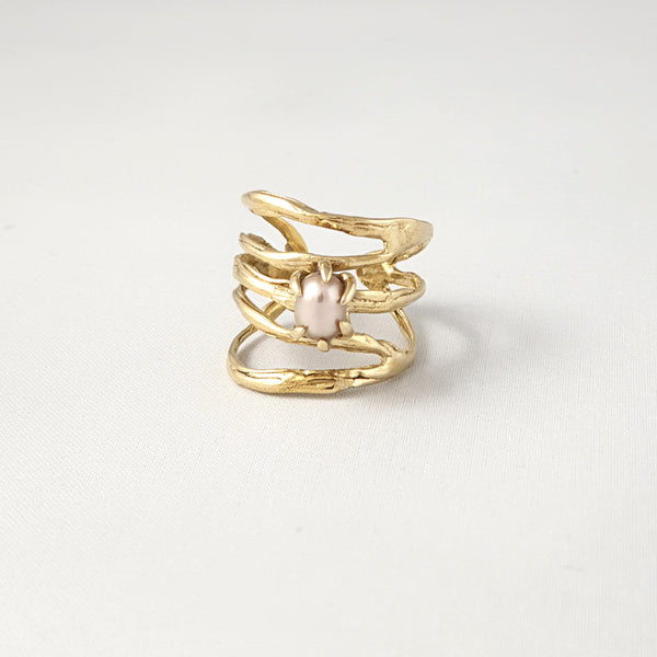 Twiglet Pearl Ring Pink Limited Edition *SOLD*
