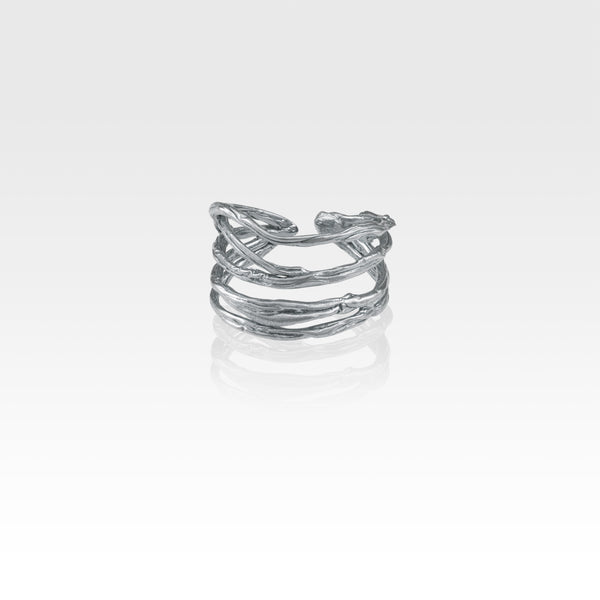 Twiglet Ring Silver