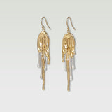 Waterfall Two Tone Earrings Limited Edition 3 *SOLD*
