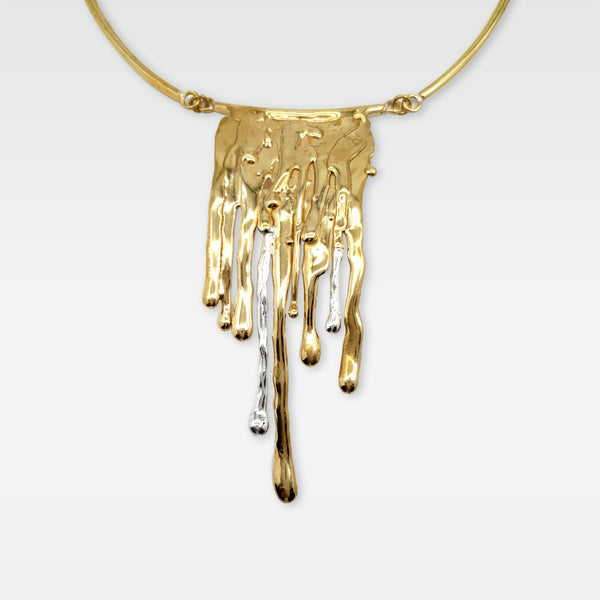 Waterfall Two Tone Necklace Limited Edition 2 *SOLD*