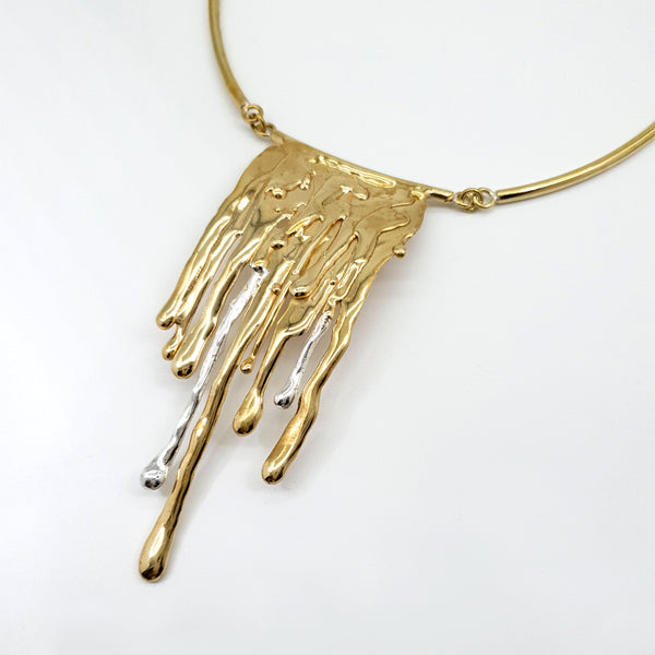 Waterfall Two Tone Necklace Limited Edition 2 *SOLD*