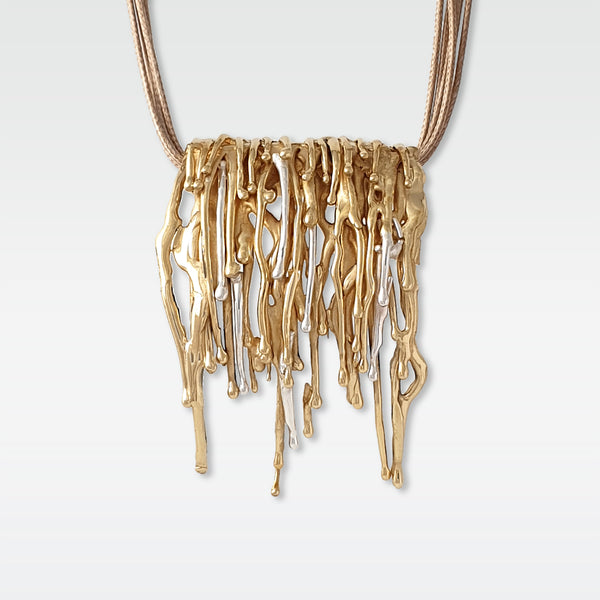 Waterfall Two Tone Necklace